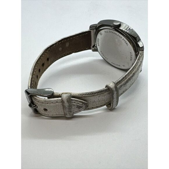 Fossil BQ3360 Women's White Leather Strap Analog Dial Quartz Wrist Watch JNA349 - Picture 10 of 11